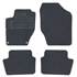 4 tapis sur mesure moquette noire pour Citroën C4 II DS4