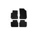 4 tapis sur mesure moquette noire pour Citroën C4 Cactus I & II Feu Vert