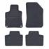 4 tapis sur mesure moquette noire pour Peugeot 308 II SW Feu Vert
