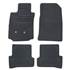 4 tapis sur mesure moquette noire pour Renault Clio III Feu Vert
