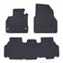 3 tapis sur mesure moquette noire pour Renault Kangoo II Feu Vert