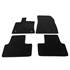 4 tapis sur mesure moquette noire pour Renault Captur II