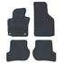 4 tapis sur mesure moquette noire pour Volkswagen Golf V & VI Feu Vert