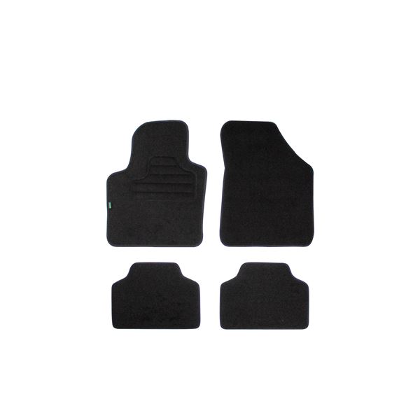 4 tapis adaptés constructeur pour Seat Feu Vert