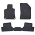 Jeu de tapis sur mesure moquette tuftée noire pour Peugeot 308 II Feu Vert Premium