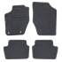 4 tapis sur mesure moquette noire pour Citroën C4 I