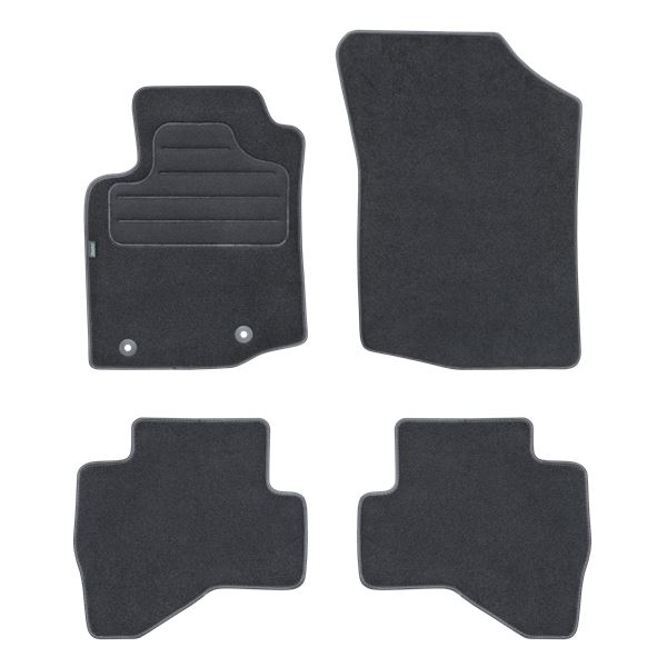 4 tapis sur mesure moquette noire pour Citroën C1 II Peugeot 108 Toyota Aygo II Feu Vert
