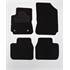 4 tapis sur mesure moquette noire pour Citroën C4 Cactus I & II Feu Vert