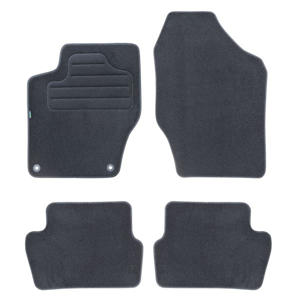 4 tapis sur mesure moquette noire pour Peugeot 308 I Feu Vert