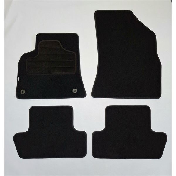 4 tapis sur mesure moquette noire pour Peugeot 3008 I Feu Vert