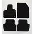 4 tapis sur mesure moquette noire pour Peugeot 5008 II Feu Vert