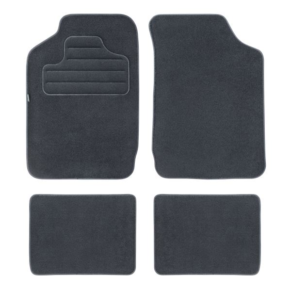 4 tapis sur mesure moquette noire pour Renault Clio II V1 Feu Vert