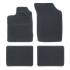 4 tapis sur mesure moquette noire pour Renault Clio II V2 Feu Vert