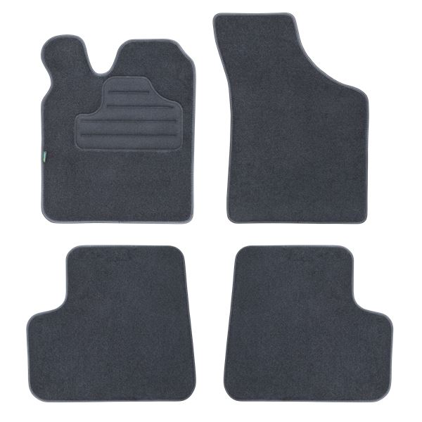 4 tapis sur mesure moquette noire pour Renault Twingo I Feu Vert