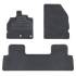 4 tapis sur mesure moquette noire pour Renault Scenic III Feu Vert