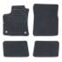 4 tapis sur mesure moquette noire pour Renault Twingo II Feu Vert