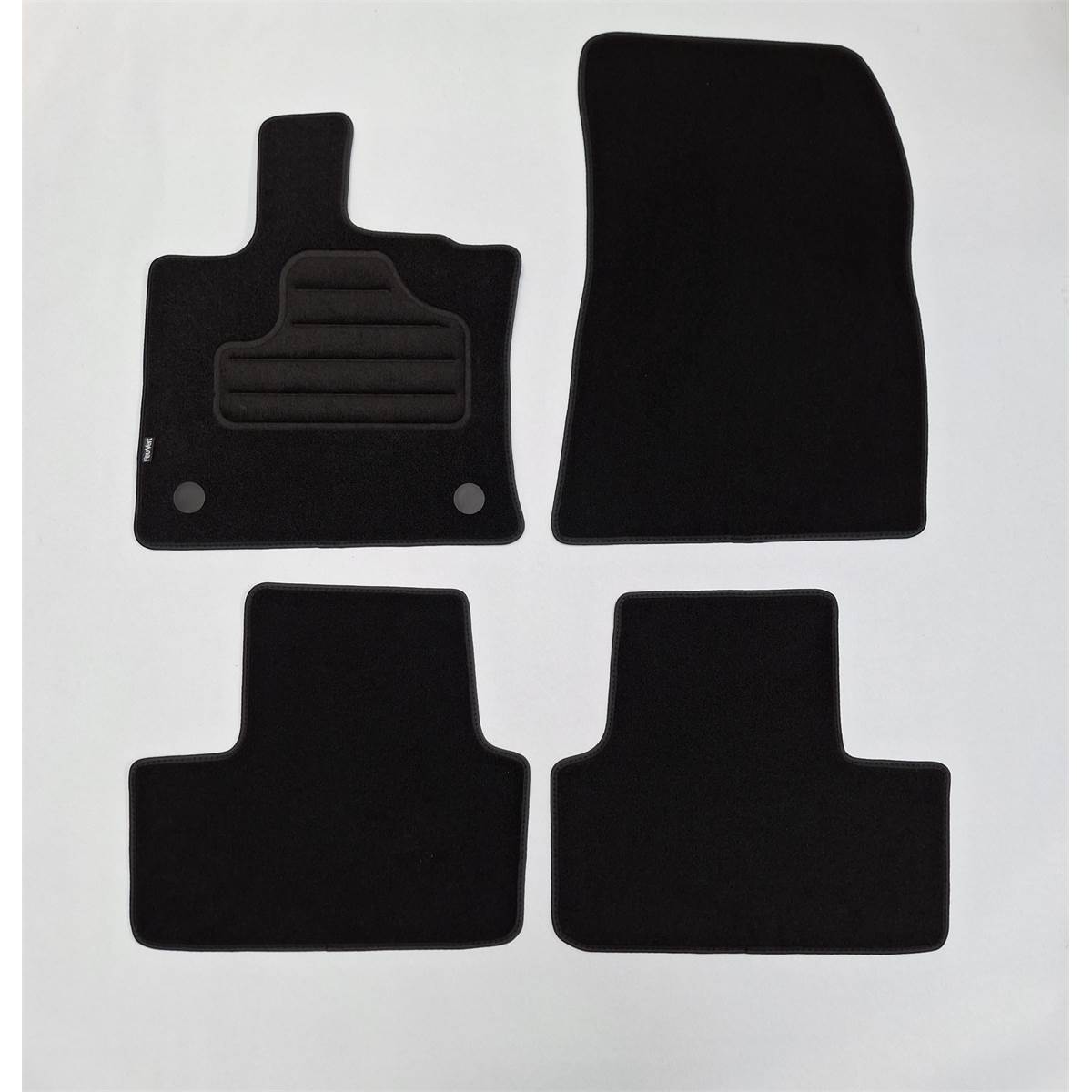 Tapis (4 pièces) Sur Mesure Moquette Noire Pour Renault Captur Ii