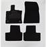 4 tapis sur mesure moquette noire pour Renault Captur II