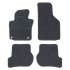 4 tapis sur mesure moquette noire pour Volkswagen Golf V & VI Feu Vert