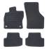 4 tapis sur mesure moquette noire pour Volkswagen Golf VII Seat Leon III