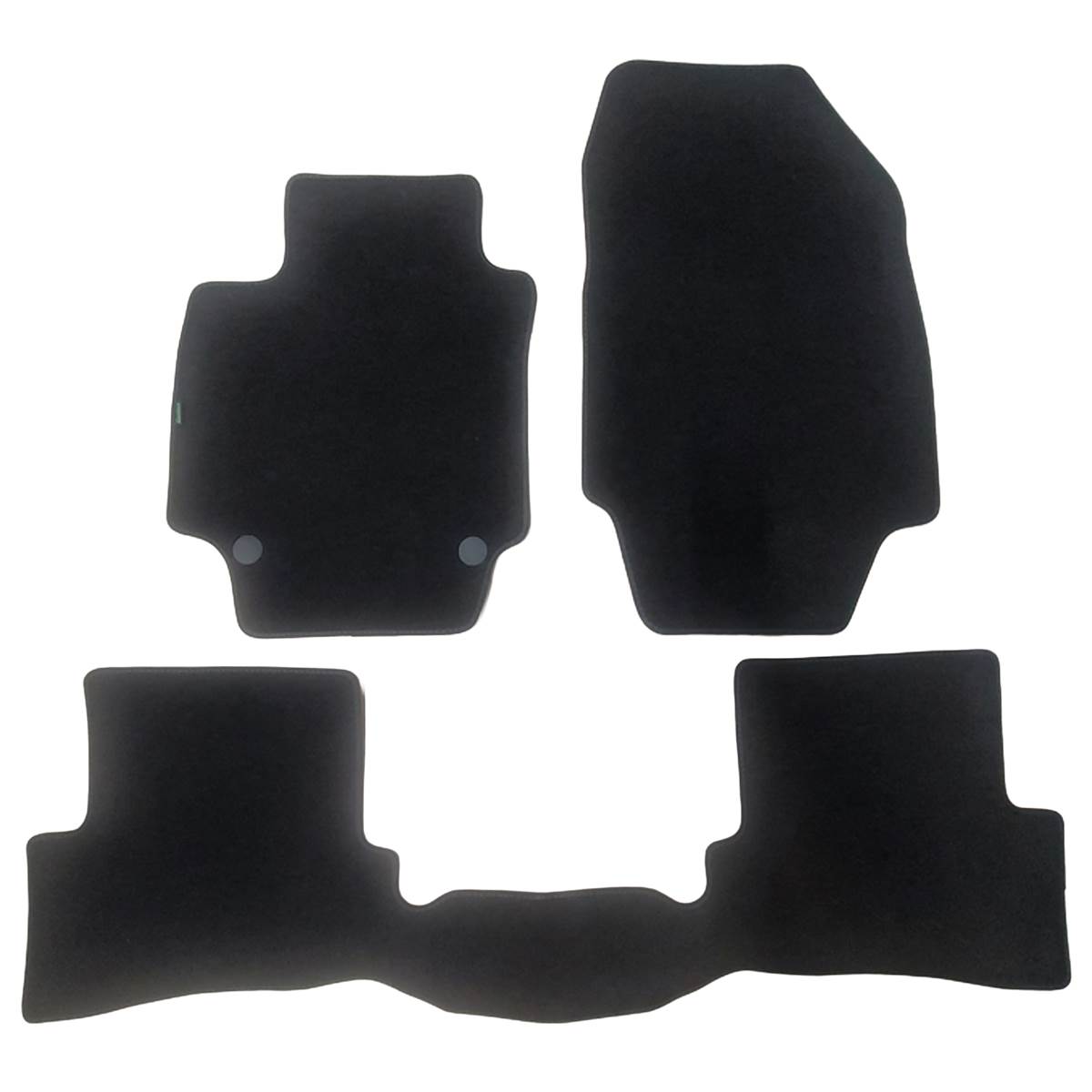 Jeu De Tapis Sur Mesure Moquette Tuftée Bouclée Noire Pour Citroën C4 Ii Ds4 Feu Vert Premium