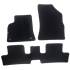 Jeu de tapis sur mesure moquette tuftée bouclée noire pour Peugeot 3008 I & 5008 I Feu Vert Premium