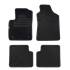 4 tapis sur mesure moquette noire pour Fiat 500 Feu Vert