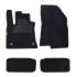 4 tapis sur mesure moquette noire pour Dacia Sandero 3 Feu Vert