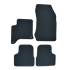 Jeu de tapis sur mesure moquette tuftée bouclée noire pour Peugeot 208 II Phase 2 Hybride Feu Vert Premium