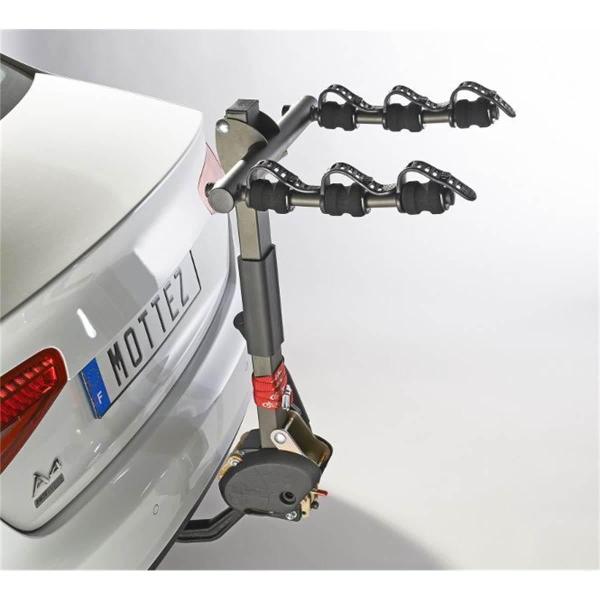Porte-vélos Attelage Suspendu Mottez Hercule - 3 Vélos