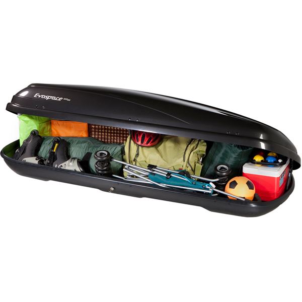 Coffre de toit Feu vert Evospace 600ds noir