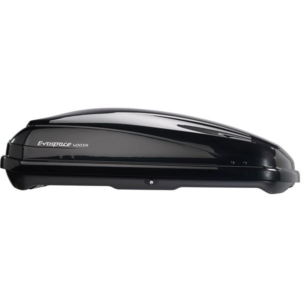 Coffre de toit FEU VERT Evospace 400DX Noir Brillant 400 L