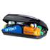 Coffre de toit FEU VERT Evospace 400DX Noir Brillant 400 L