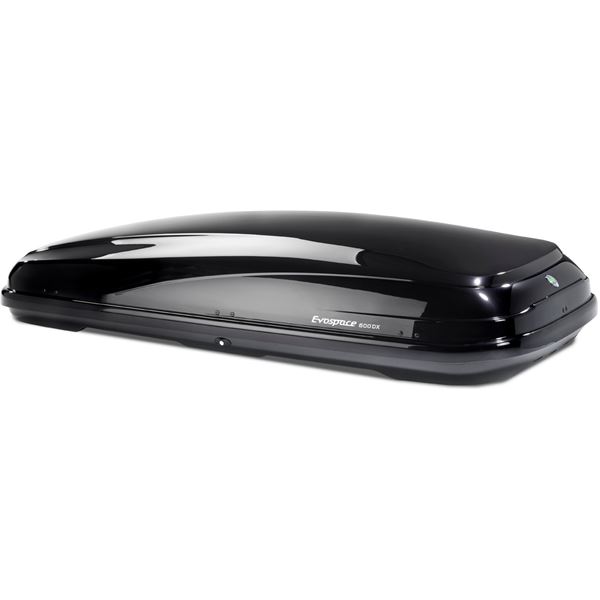 Coffre de toit FEU VERT Evospace 600DX Noir Brillant 550 L