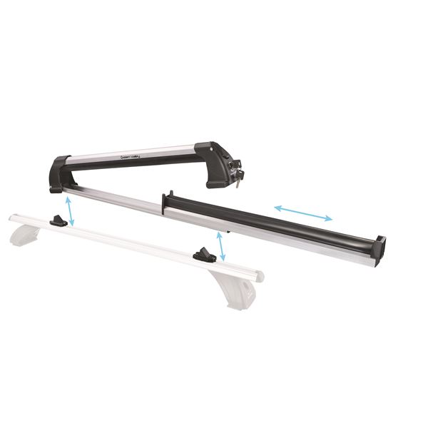 Porte-skis sur barres de toit Easy Snow Rider GREEN VALLEY