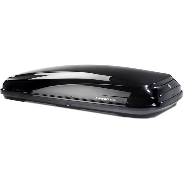 Coffre de toit  FEU VERT Evospace 600DX NOIR BRILLANT