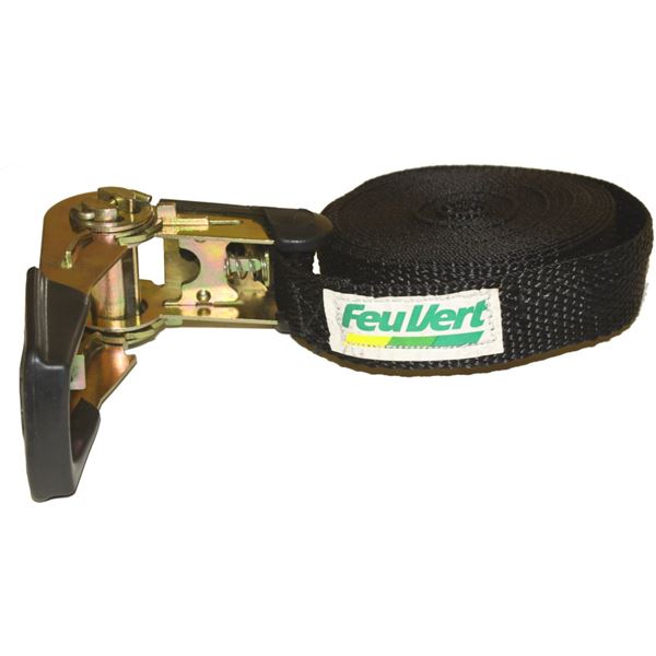 Sangle à cliquet Feu Vert 5 m x 25 mm