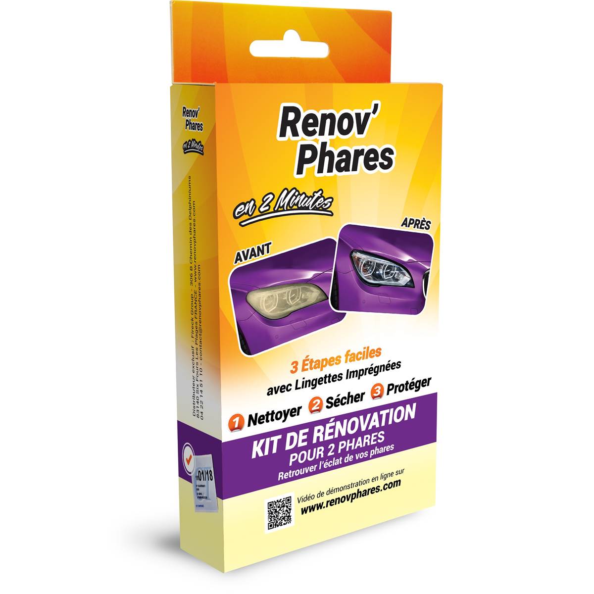 Lingettes Renov Phares