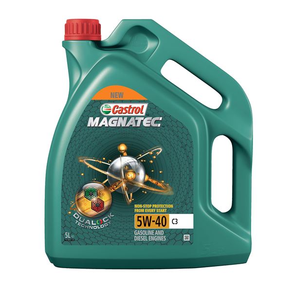 Huile moteur CASTROL Magnatec C3 Essence/Diesel 5W40 5L