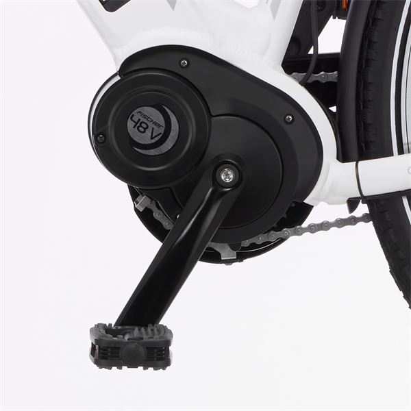 Vélo ville électrique mixte Fischer Cita 3.1i blanc