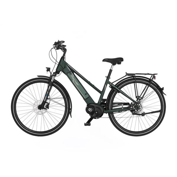 Vélo tout chemin électrique femme Fischer Viator 4,0i vert foncé