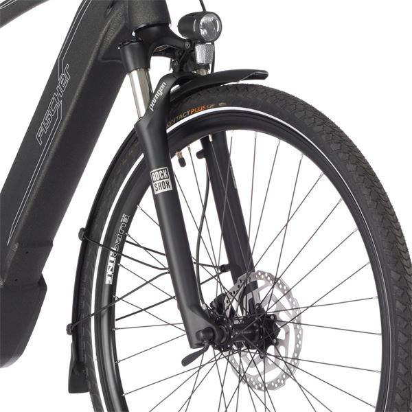 Vélo tout chemin électrique mixte Fischer Viator 6.0i noir