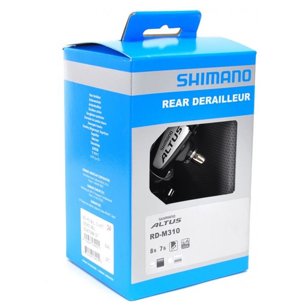 Derrailleur arrière Shimano Altus 7/8 vitesses noir M310