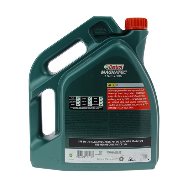 Huile moteur CASTROL Magnatec Stop-start A1/B1 A5/B5 Essence/Diesel 5W30 5L
