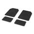 Jeu complet de tapis universels moquette noir et blanc NOA DBS