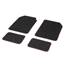 Jeu complet de tapis universels moquette noir et rouge NOA DBS