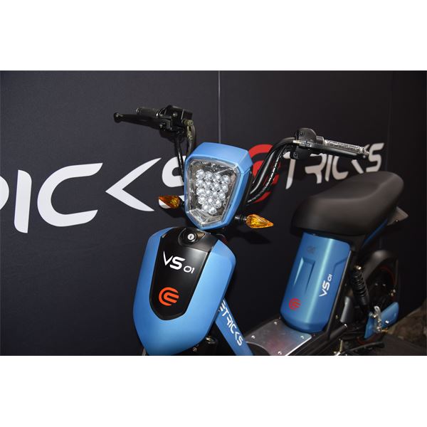 Vélo électrique hybride ETRICKS VS01 20Ah bleu