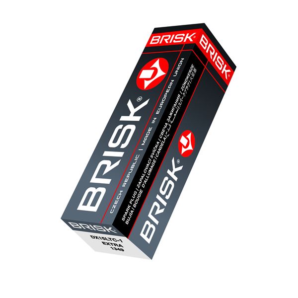 4 BOUGIES D'ALLUMAGE BRISK DX15LTC-1