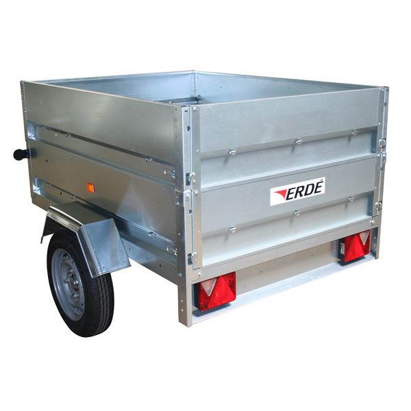 Remorque ERDE Eco160 + Rehausses Ridelles