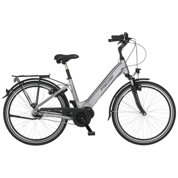 Vélo ville électrique mixte Fischer Cita 4.0i gris